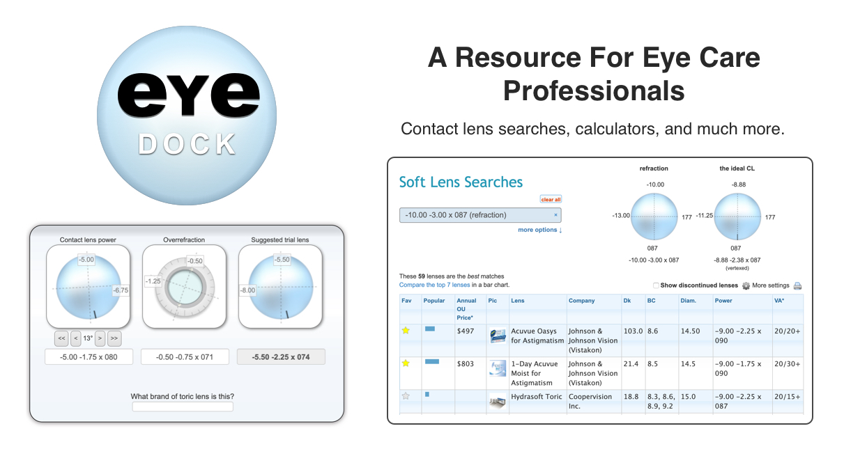 Contact Lens Calculator